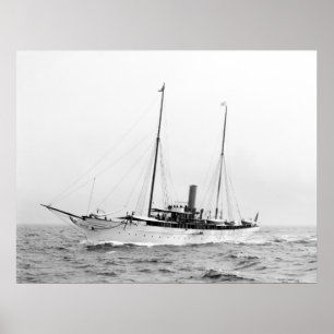 ÅngayachtPolstjärnan, tidiga 1900s Poster