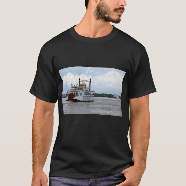 Ångbåt på Mississippi nära New Orleans T Shirt (Framsida)