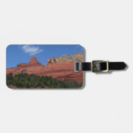 Ångbåtsklippa i Sedona Arizona Fotografi Bagagebricka