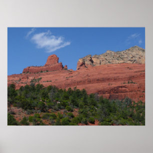 Ångbåtsklippa i Sedona Arizona Fotografi Poster