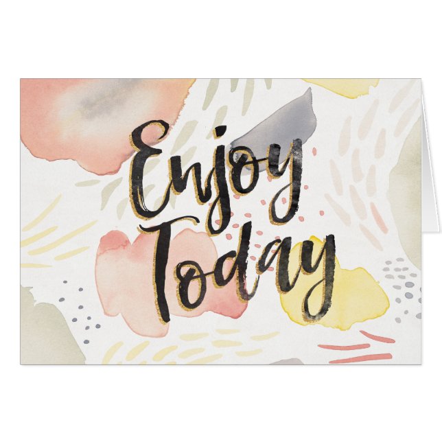 Ängbrisdropp | tycker om i dag hälsningskort (Framsidan Horizontal)