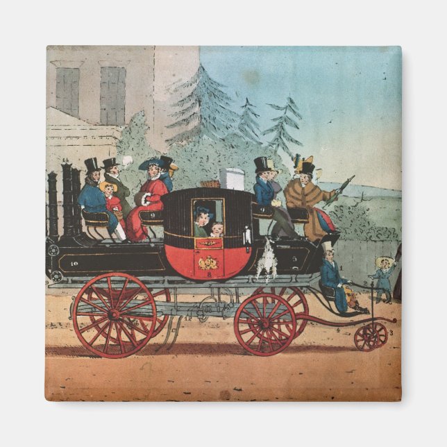 Ångcoach Magnet (Framsidan)