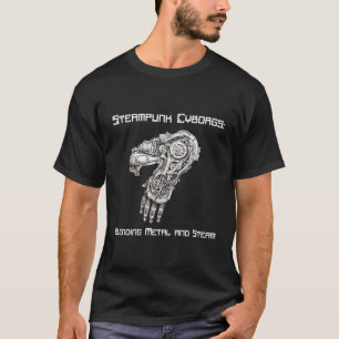 Ångdriven Automaton Retro Futurism T Shirt