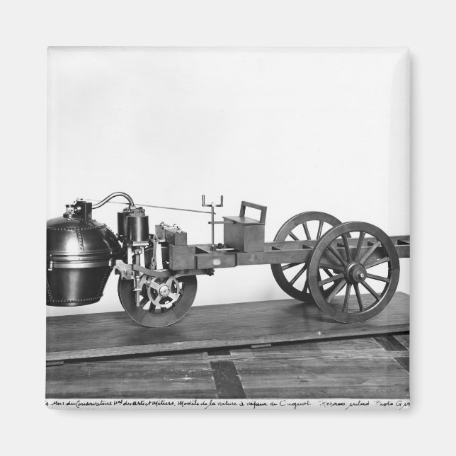 Ångdriven bil uppfanns magnet (Framsidan)