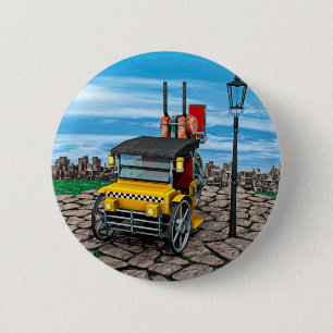 Ångdriven Cab-Taxi Knapp