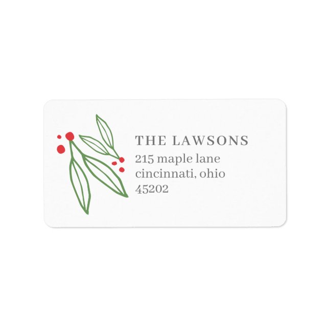 Ange adressetikett för meritförteckning för Helgda (Framsidan)