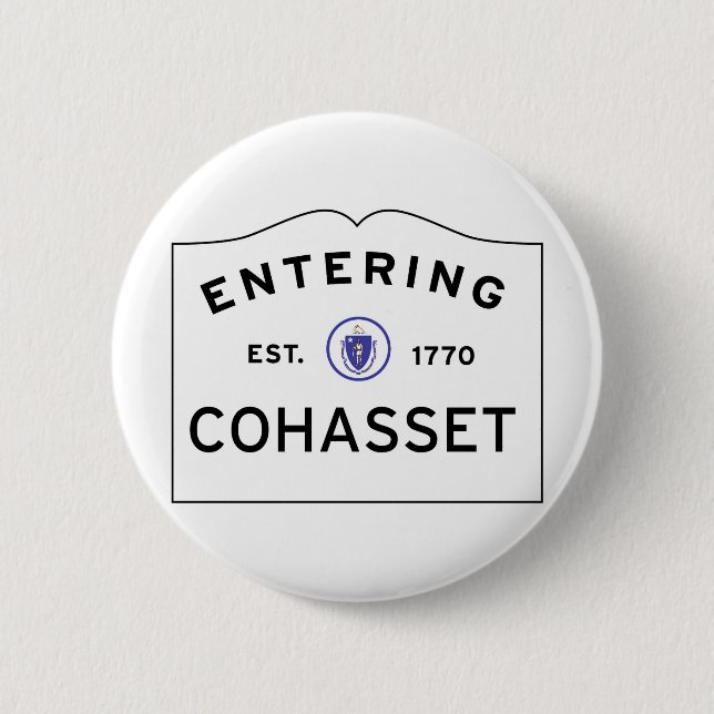 Ange COHASSET MASSACHUSETTS Street Sign Knapp (Framsida)