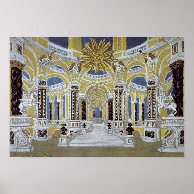 Ange design för "Magic Flute" Poster (Framsidan)