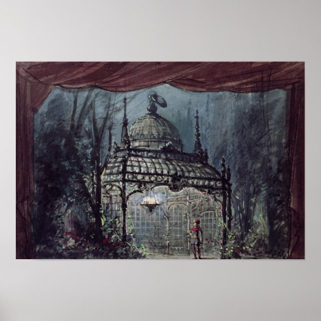 Ange design för "Magic Flute" Poster (Framsidan)