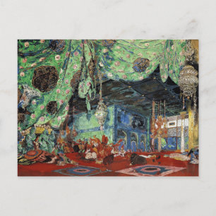 Ange design för "Scheherazade" Vykort