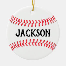 Ange eget namn/egen text för baskiska spelare julgransprydnad keramik