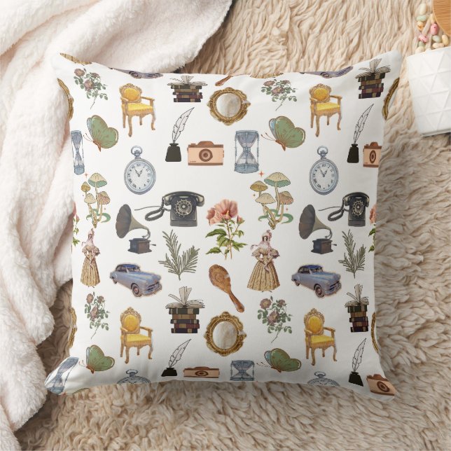 Ange fantastiska gamla Vintagar Kudde (Filt)