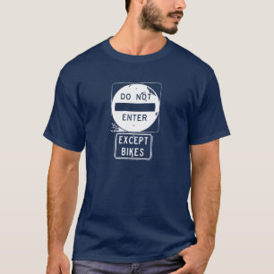 Ange inte förutom bikes tee shirt