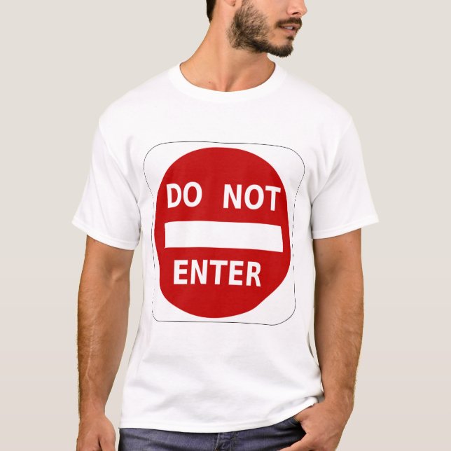 Ange inte t shirt (Framsida)