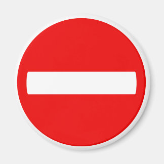 Ange inte tecken (magnet) magnet