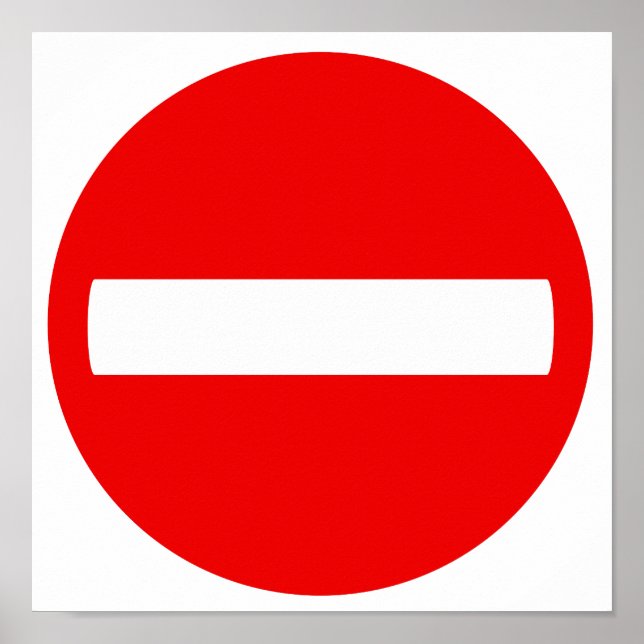 Ange inte tecken (Poster) Poster (Framsidan)