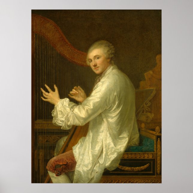 Ange Laurent - Jean-Baptiste Greuze Fine Art Poster (Framsidan)