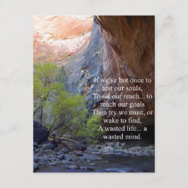 Ange mål inspirerande tilläggskort