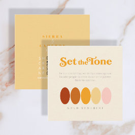 Ange paletten Tone Bold Sunshine Färg, ID1048 Tilläggskort