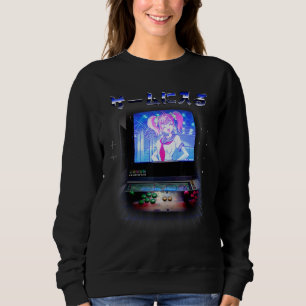 Ange spelet Retro Cyberpunk Lofi Gamer Arcade S T Shirt