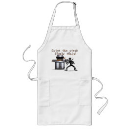 Ange stoppflippin' Ninja Långt Förkläde