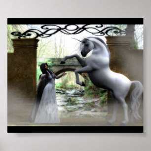 Ange Unicorns Realm Poster