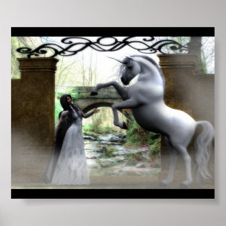 Ange Unicorns Realm Poster