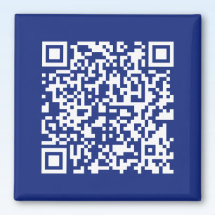 Ange URL-adress som har genererats av QR-kod Blå Magnet