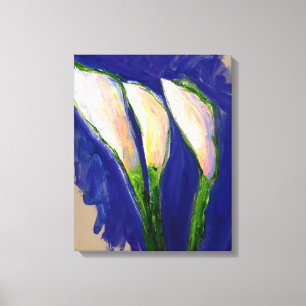 Ange utskrift av Sail White Calla Lilies Canvas Ar