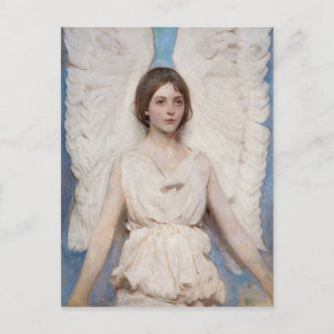 Ängel (1887) målning av Abbott Handerson Thayer Vykort