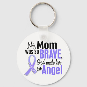 Angel 1 Mamma Stomach Cancer Nyckelring