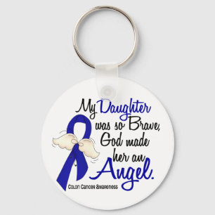 Angel 2 Dot Colon Cancer Nyckelring