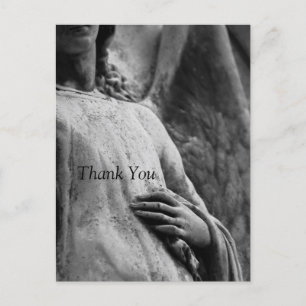 Angel 3 Christian Memorial Sympathy Tack Vykort