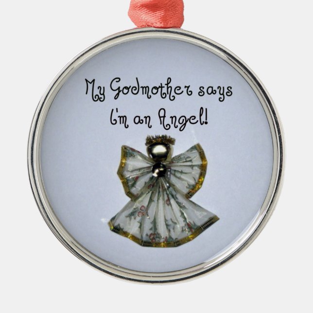 Angel #4 julgransprydnad metall (Framsidan)