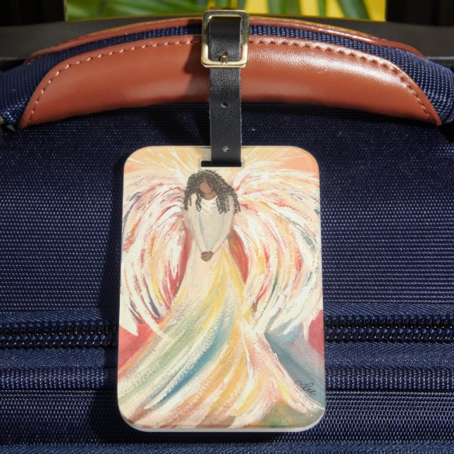 Angel Acrylic Luggage Tag Bagagebricka (Framsida Insitu 2)