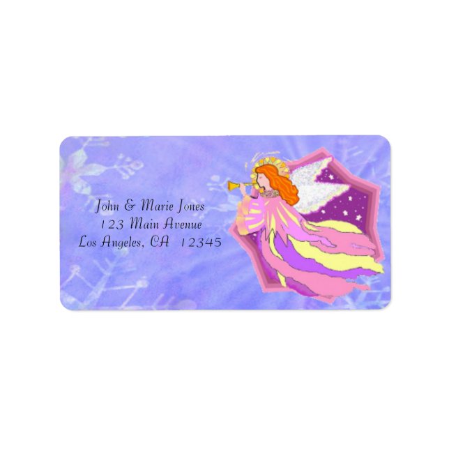 Angel Adressetikett (Framsidan)