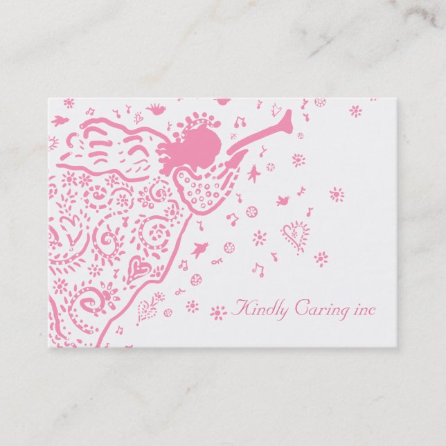 Angel-affärskort Visitkort (Framsida)