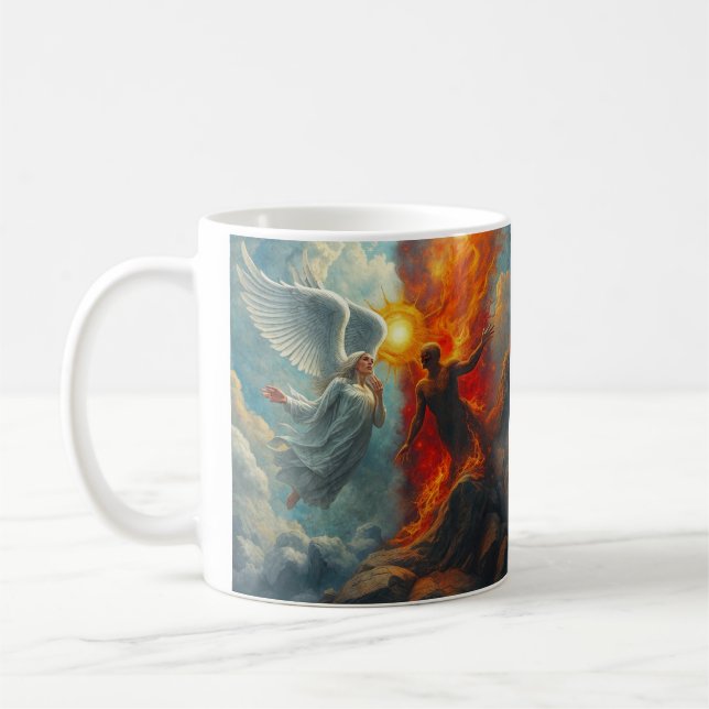 ANGEL AND DEVIL KAFFEMUGG (Vänster)