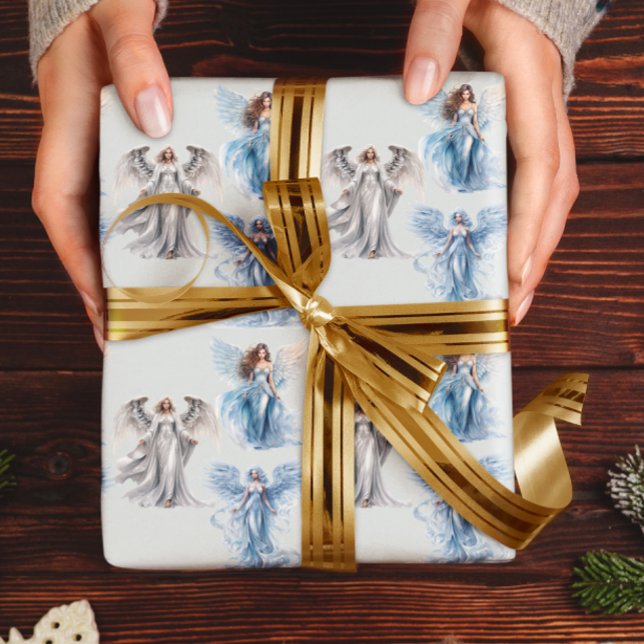 Angel Angelic jul Winter Helgdag Presentpapper (Skapare uppladdad)
