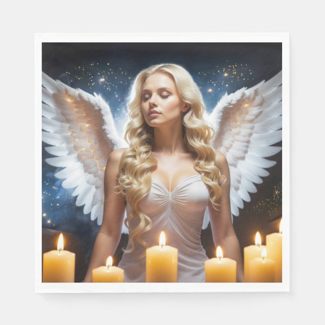 ANGEL - ANGELS PAPPERSSERVETT (Framsidan)