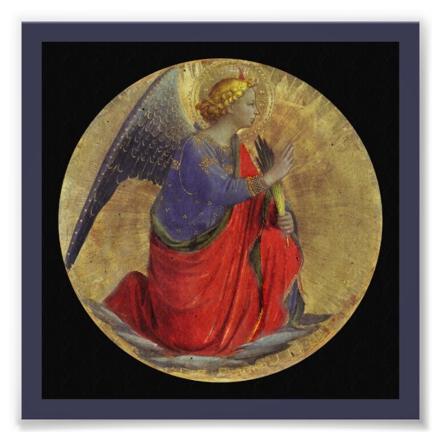 Angel Annunciation från Fra Angelico Fototryck (Framsidan)