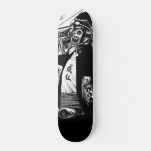 Angel Armor Krig Deck - 34 japanska punk Mini Skateboard Bräda 18,5 Cm