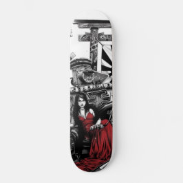 Angel Armor Krig Deck - trettiofem Mini Skateboard Bräda 18,5 Cm
