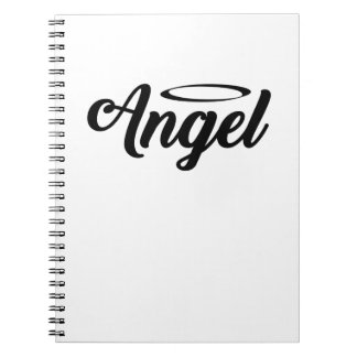 Angel Art Coola Text Grafik Ord Text Art Cute Ang Anteckningsbok