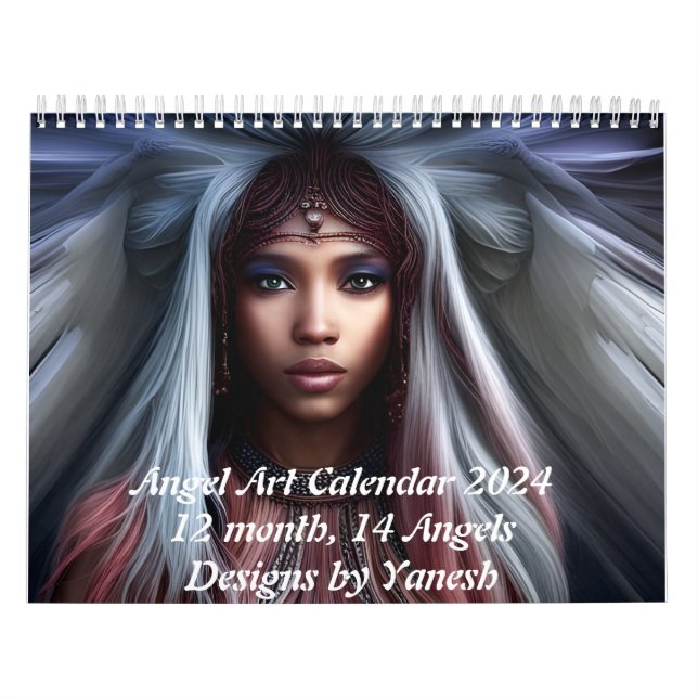 Angel Art från Yanesh 2024 Calendar Kalender (Omslag)