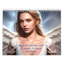 Angel Art från Yanesh 2024 Calendar Kalender