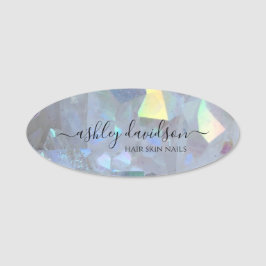 Angel Aura Quartz Business Professionell Namn bric Namnbricka