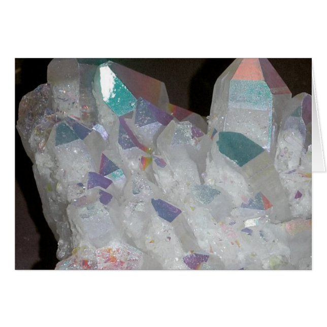 Angel Aura Quartz Hälsningskort (Framsidan Horizontal)