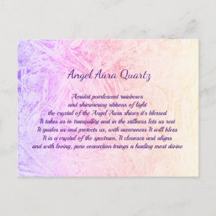 Angel Aura Quartz kristalldesign vykort