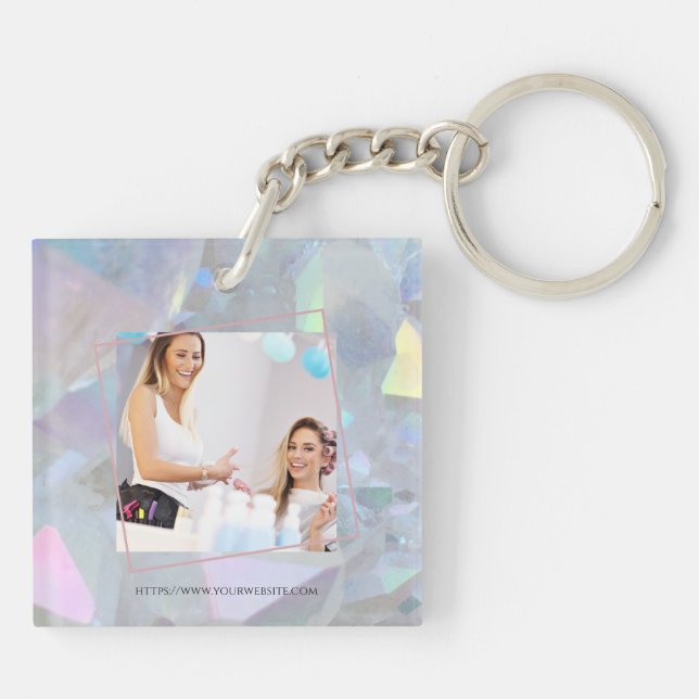 Angel Aura Quartz | Modern fotopatenterkedja för f (Baksidan)